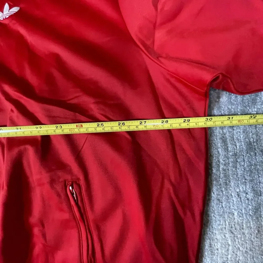 Adidas Originals Firebird Track Suit Mens 2XL Red 3-Stripes Set KD8307 KD8319